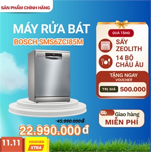 Máy rửa chén Bosch SMS6ZCI85M Series 6